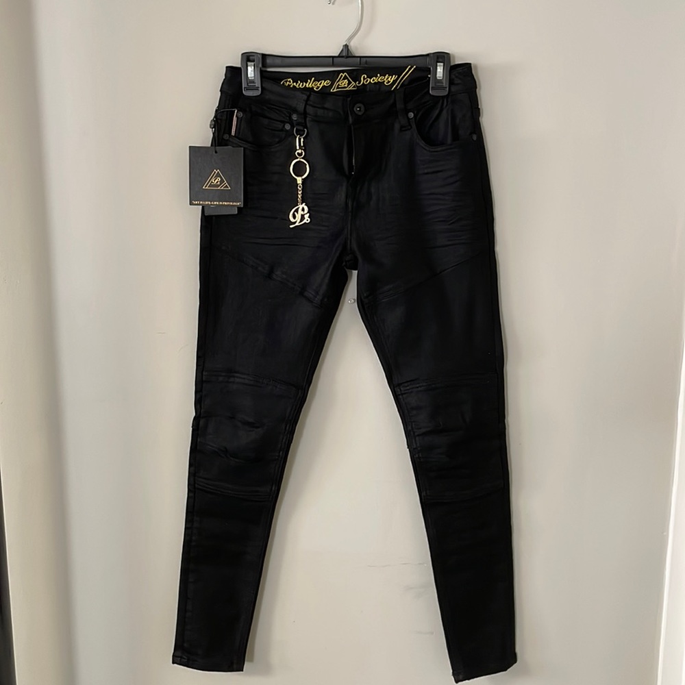 Black designer jeans(W28) new with tags.